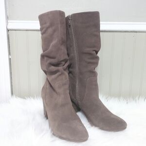Sonoma Women's Taupe Heeled Boots Size 8